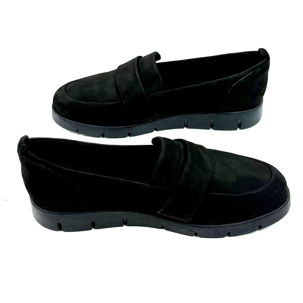 Rockport Women's Ramone Casual Slip-On Almond Toe Loafers Size 6.5W Black NWT